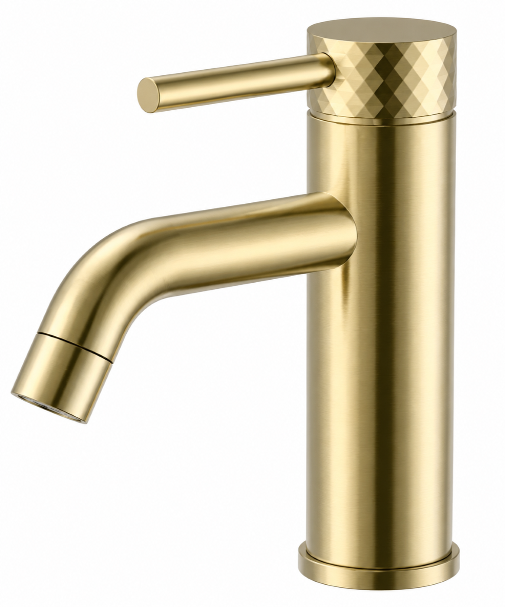 Aurora Basin Mixer - Brushed Gold
