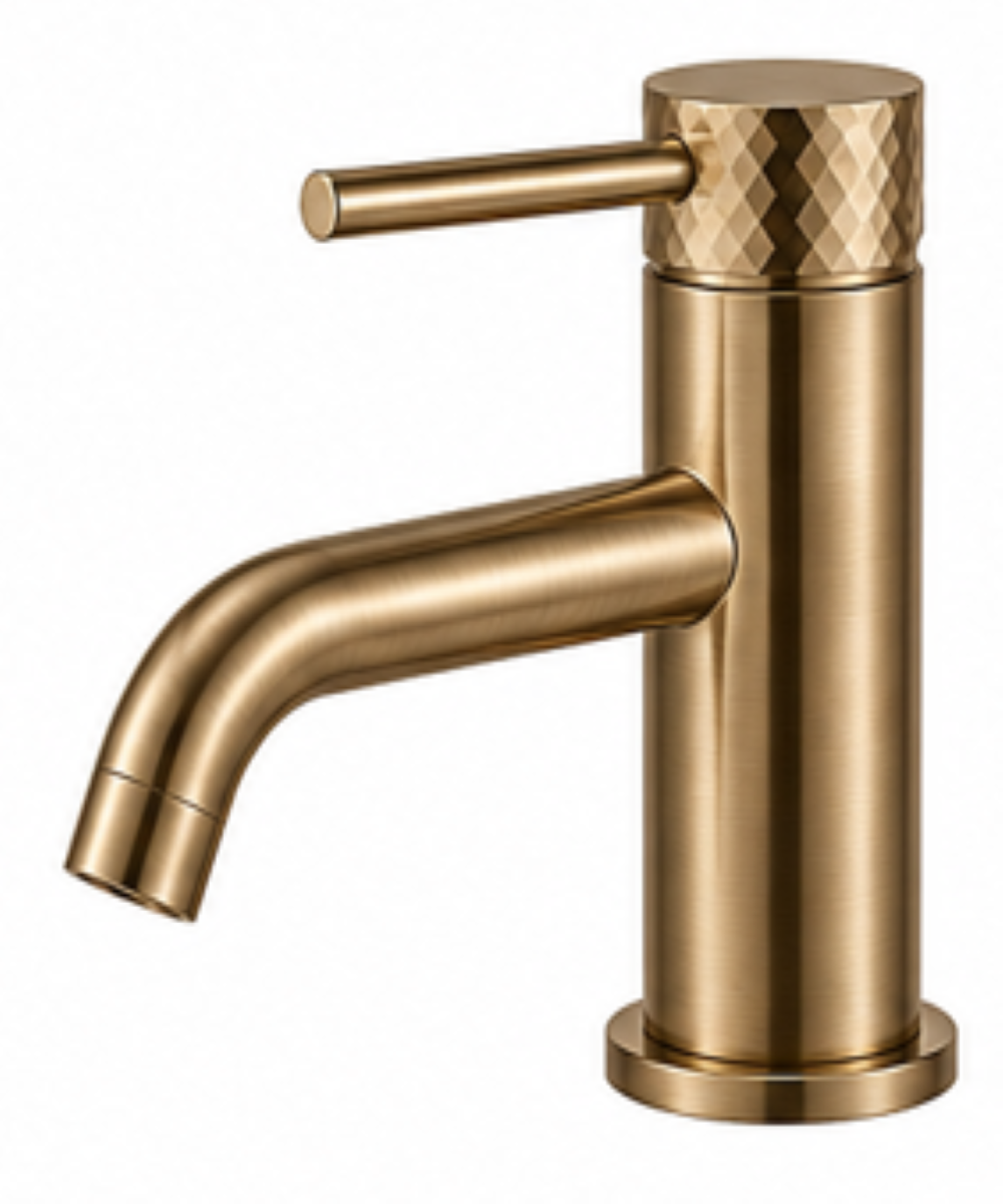 Aurora Basin Mixer - Brushed Rose Gold