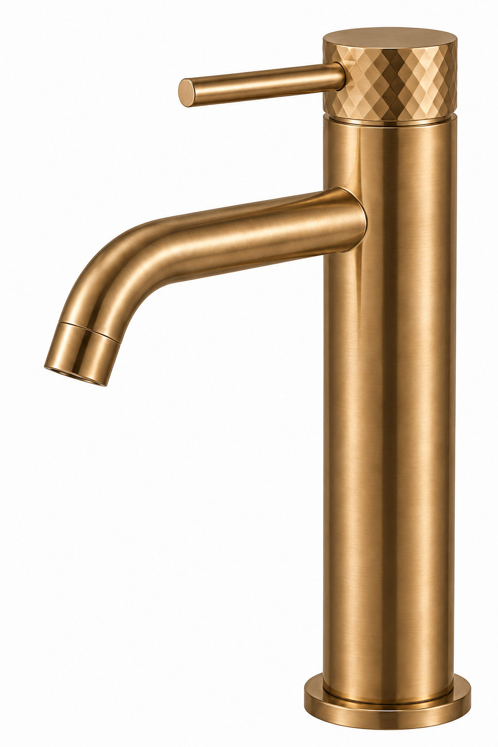 Aurora Tall Basin Mixer - Brushed Rose Gold