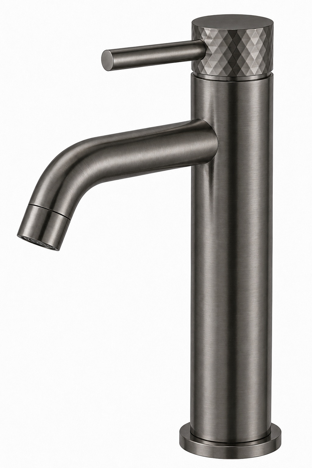 Aurora Tall Basin Mixer - Gun Metal