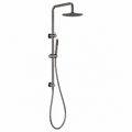 Orion Twin Shower Set Rail with Handheld Wand - Gun Metal