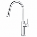 Halo Gooseneck Pullout Mixer - Chrome