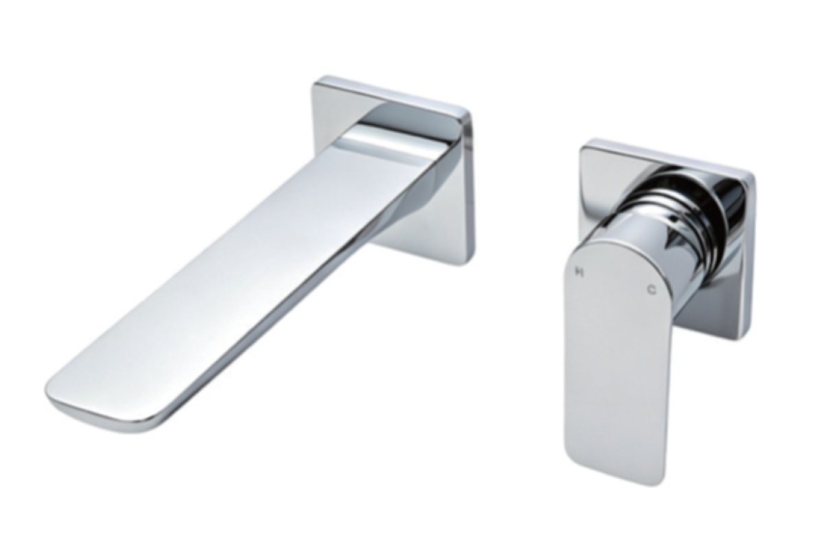 Horizon Spout & Mixer Set - Chrome