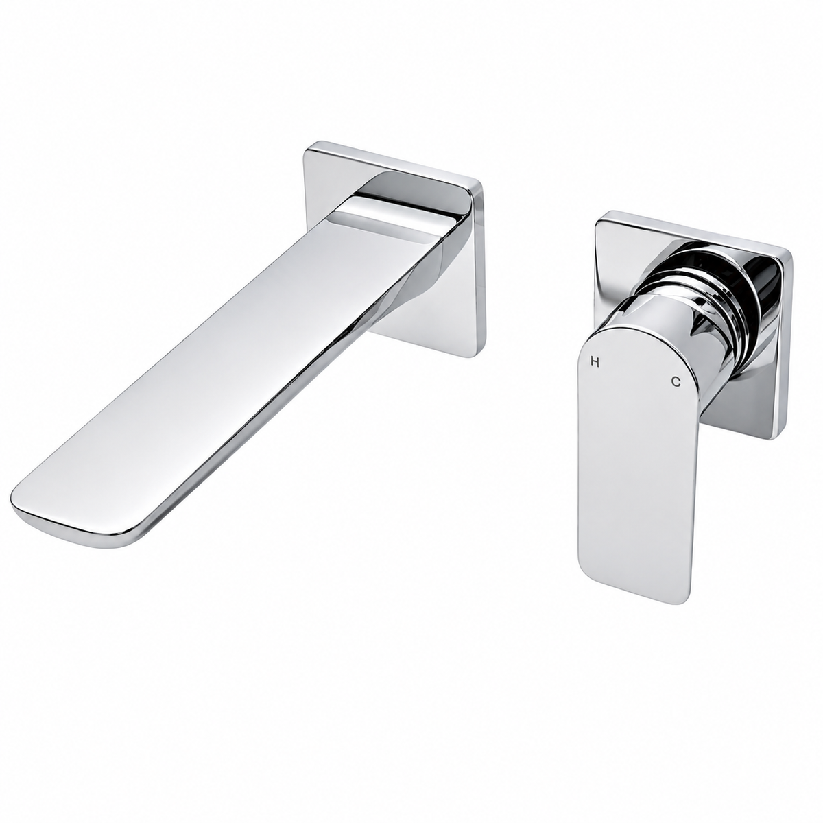 Horizon Spout & Mixer Set - Chrome