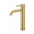 Orion Tall Basin Mixer - Brushed Gold