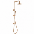 Orion Twin Shower Set Rail with Handheld Wand - Brushed Rose Gold