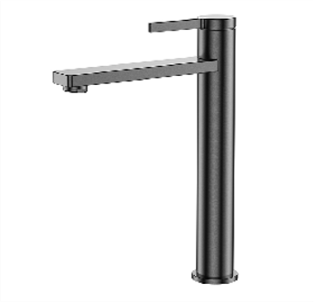 Verve Tall Basin Mixer - Gun Metal