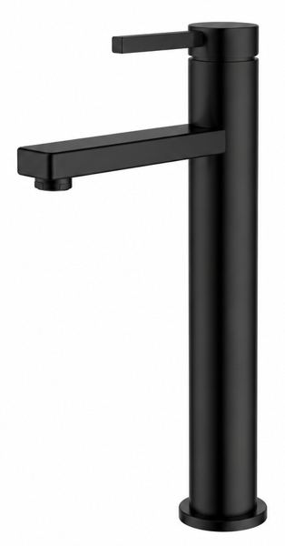 Verve Tall Basin Mixer - Matt Black