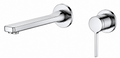 Verve Spout & Mixer set - Chrome