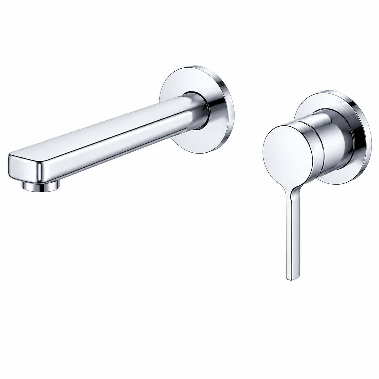 Verve Spout & Mixer set - Chrome