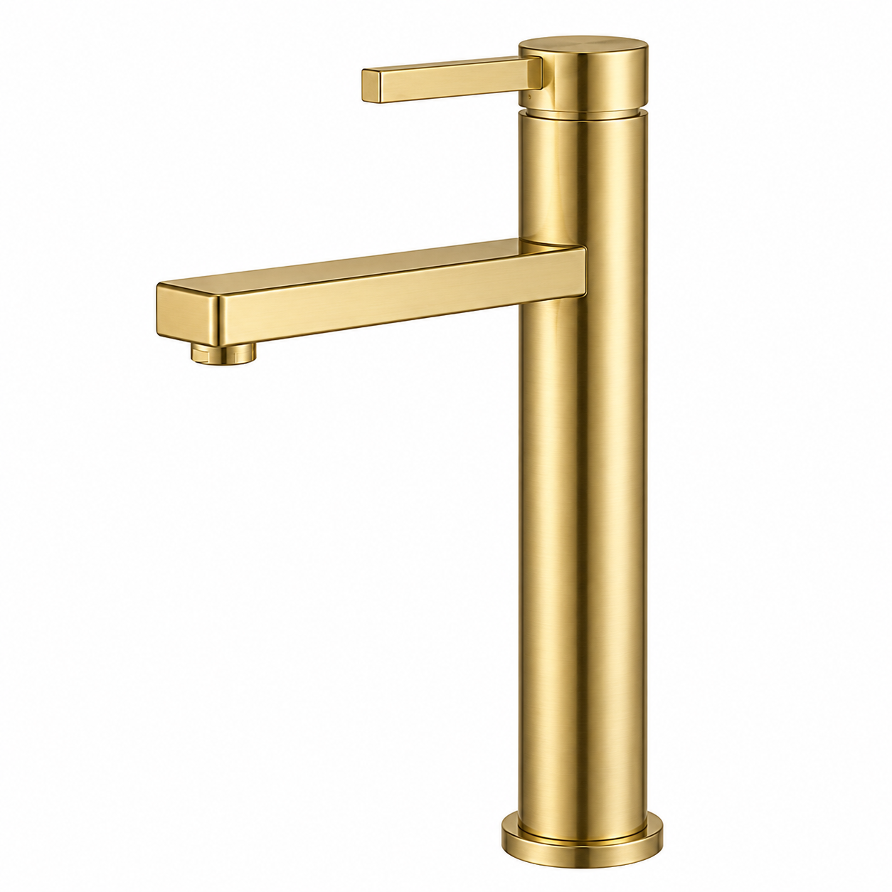Verve Tall Basin Mixer - Brushed Gold